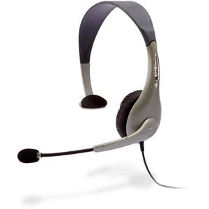 Cyber Acoustics AC-840 USB Mono Headset Internet Communication & Boom Mic - ONLINE ONLY