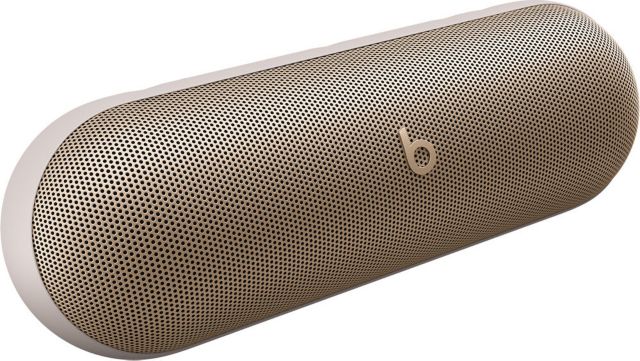 Beats - Pill Portable Wireless Bluetooth Speaker and Portable Charger - Champagne Gold - ONLINE ONLY