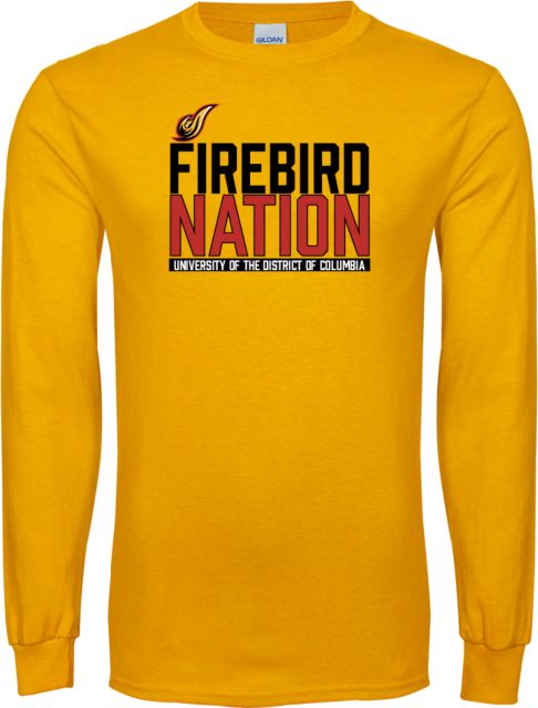 District of Columbia Long Sleeve T Shirt Firebird Nation - ONLINE ONLY