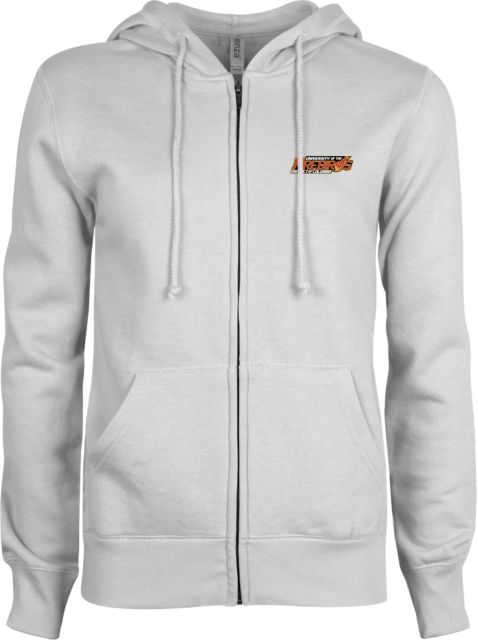 District of Columbia ENZA Ladies Fleece Full Zip Hoodie Primary Mark - ONLINE ONLY