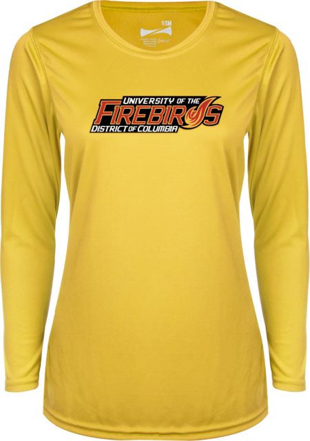 District of Columbia Ladies Syntrel Performance Longsleeve Shirt Primary Mark - ONLINE ONLY