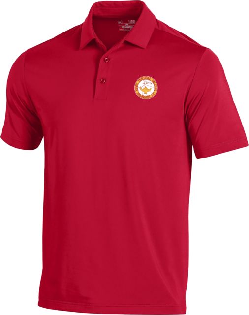 District of Columbia Under Armour T2 Performance Polo Miner Teachers College Crest - ONLINE ONLY