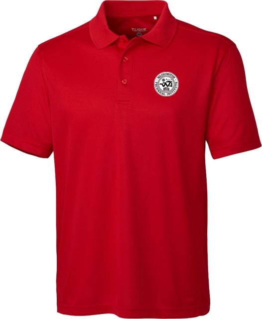 District of Columbia Clique Ice Pique Polo Washington Technical Institute Crest - ONLINE ONLY