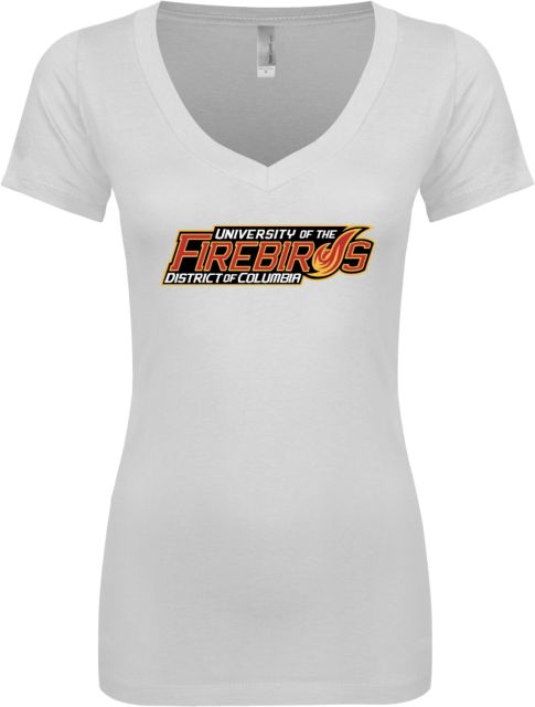 District of Columbia Next Level Ladies Junior Fit Ideal V Tee Primary Mark - ONLINE ONLY