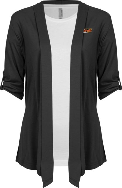 District of Columbia Ladies Drape Front Cardigan Primary Mark - ONLINE ONLY