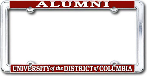 University of District of Columbia Alumni Thin Dome License Plate Frame